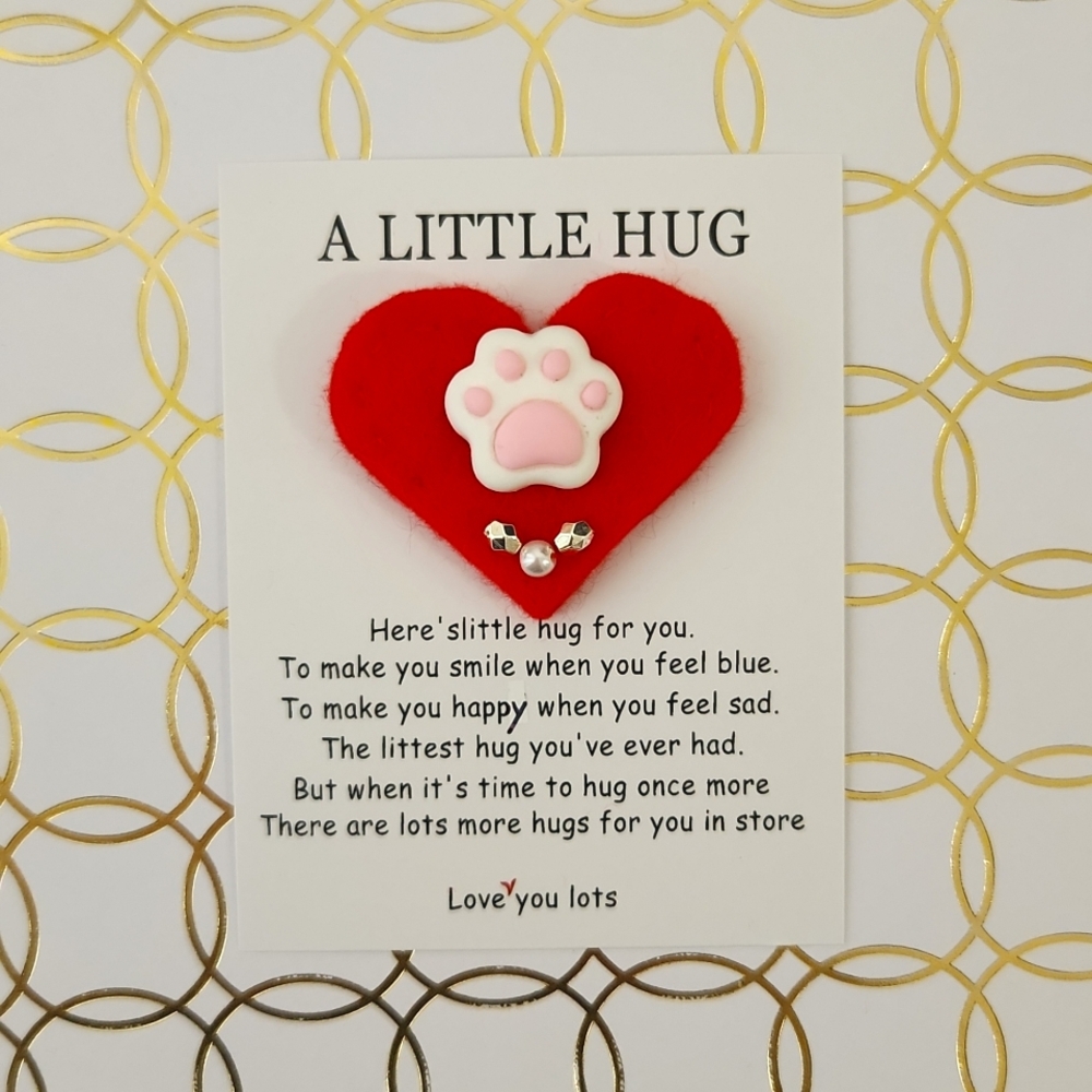 Pocket Hug Red Heart 1 piece